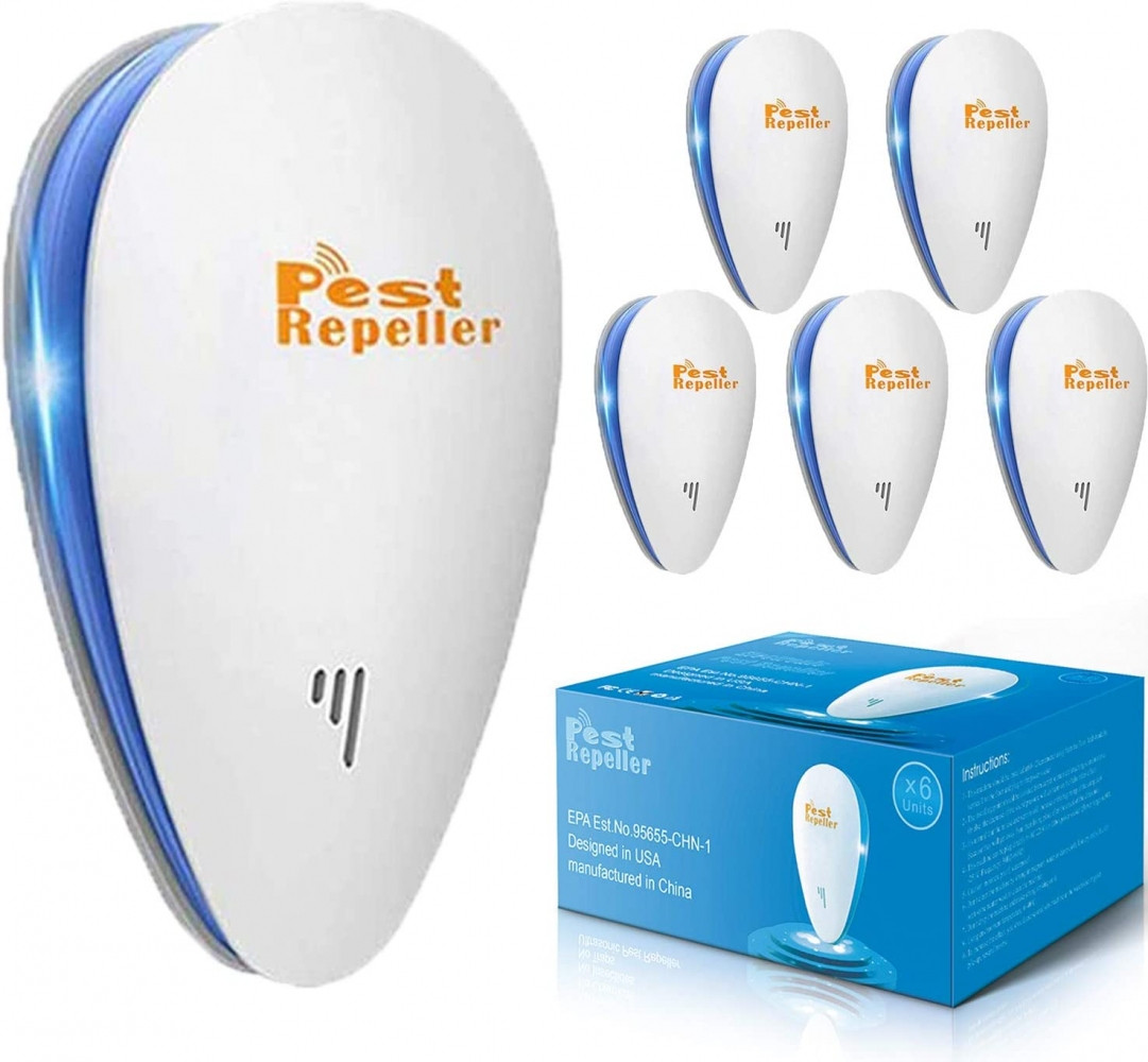 Ультразвуковой отпугиватель насекомых, грызунов и тараканов Electronic pest repeller - фото 7 - id-p202069743