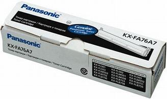 Тонер-картридж KX-FA76A7 для факсов Panasonic черный, ресурс 2000 страниц