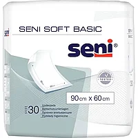 Пеленки впитывающие SENI Soft Basic 90см х 60см, 30 шт