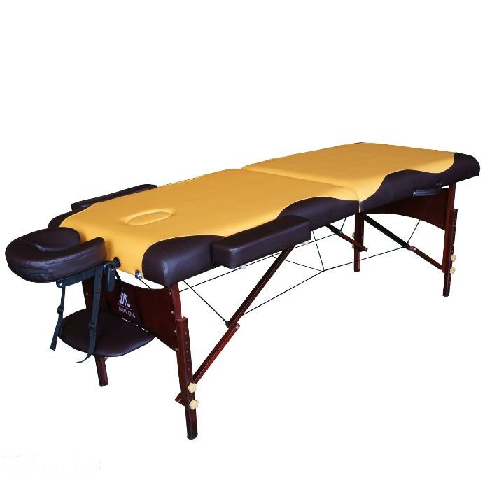Массажный стол DFC NIRVANA Relax горчичный с коричневым - фото 1 - id-p202071499