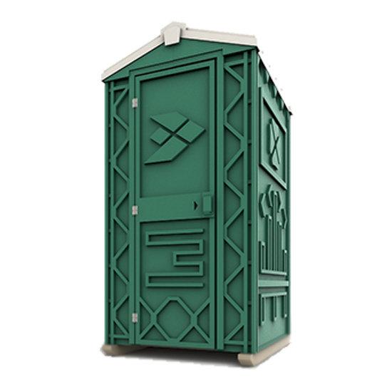 Туалетная кабина Люкс Ecostyle зеленый - фото 1 - id-p202071511