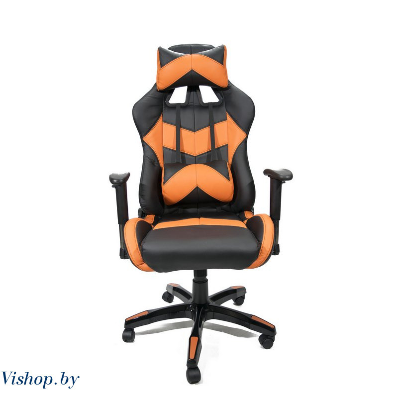 Офисное кресло CALVIANO 911 (NF-5011) черно-оранжевое - фото 1 - id-p202071930