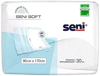 Пеленки гигиенические впитывающие Seni Soft Super 90х170 см, 30 штук