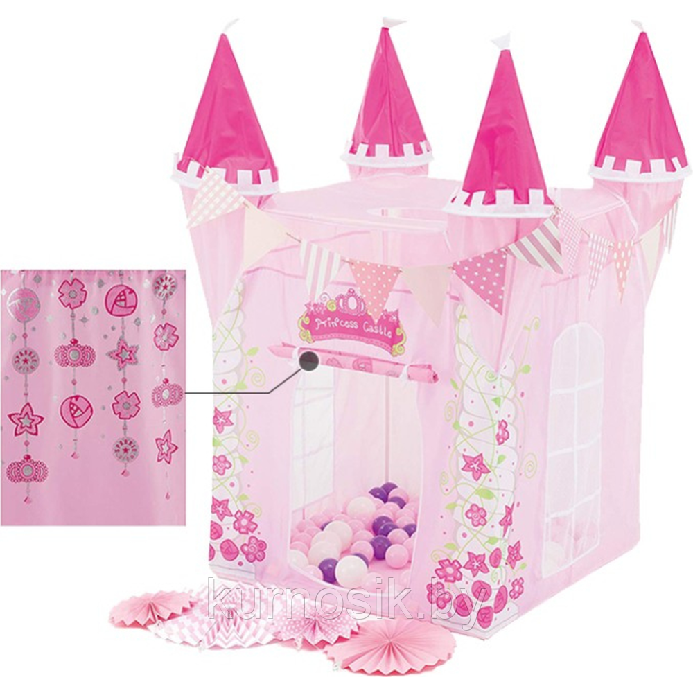 Детская игровая палатка AUSINI Замок принцессы, RE2211 - фото 1 - id-p202078553