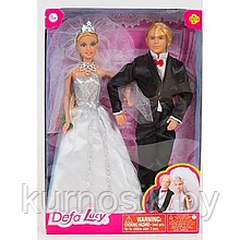 Набор кукол Defa Lucy Жених и невеста, 8305 белый
