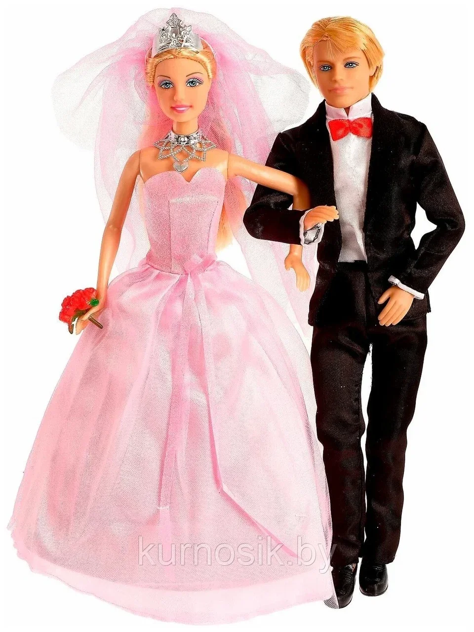 Набор кукол Defa Lucy Жених и невеста, 8305 розовый - фото 3 - id-p202095093