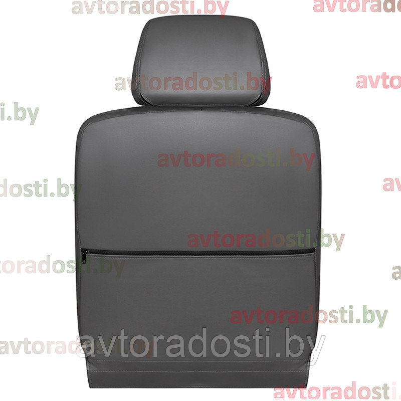 Чехлы на сиденья Citroen C5 (2001-2008) (экокожа, жаккард - серый) - фото 4 - id-p115652935