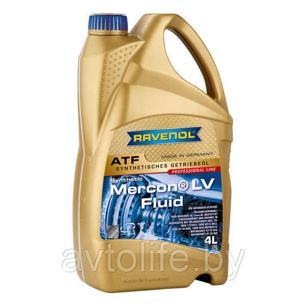 Трансмиссионное масло Ravenol Mercon LV 4л