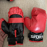 Перчатки детские игровые для бокса, боксерские перчатки детские, фото 3
