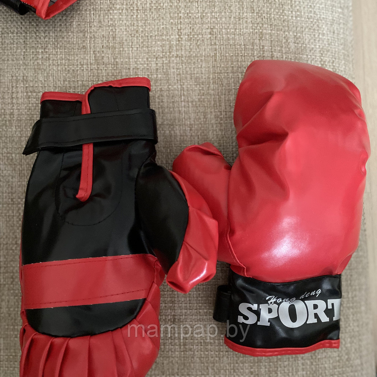 Перчатки детские игровые для бокса, боксерские перчатки детские - фото 2 - id-p202098325