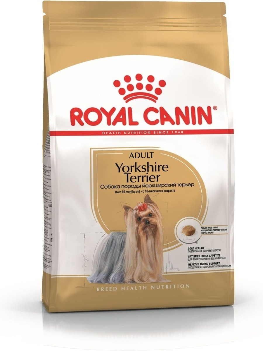 "Royal Canin" Yorkshire Terrier Adult сухой корм для взрослых собак породы Йоркширский Терьер 500г