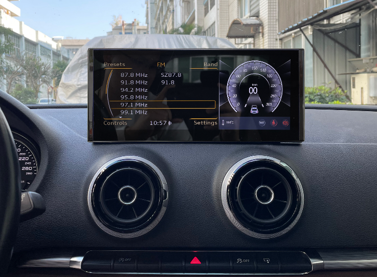 Штатная магнитола Parafar для Audi A1 (2012-2018) RMC экран 10.25" на Android 11.0 - фото 3 - id-p202114861