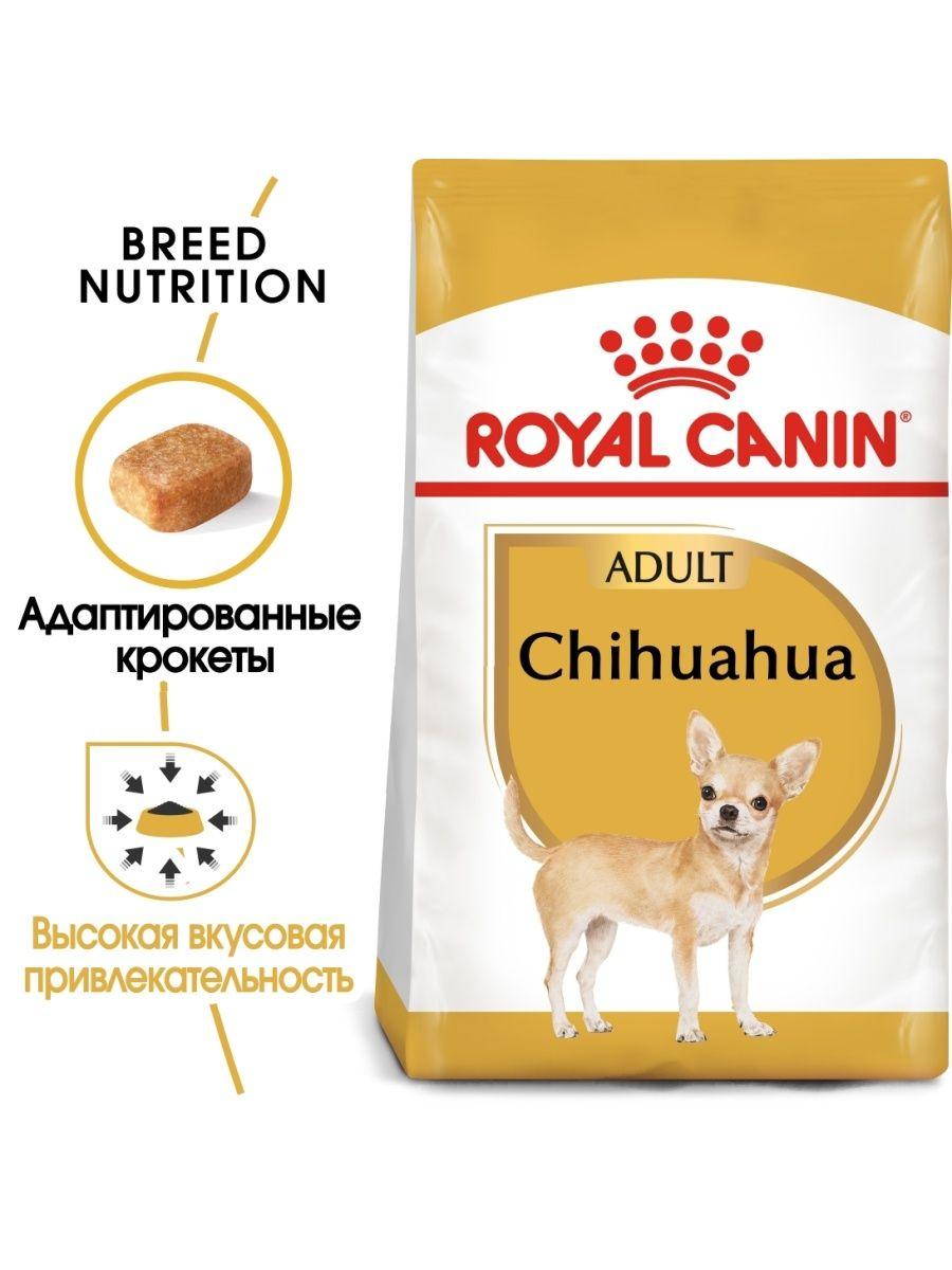"Royal Canin" Chihuahua Adult сухой корм для взрослых собак породы Чихуахуа 500г - фото 2 - id-p202116843