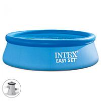 Бассейн надувной INTEX Easy Set (с фильтр-насосом), 305х76 см,28122NP