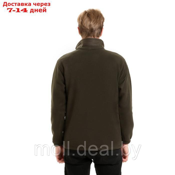 Флисовая куртка мужская, размер L, 48-50 - фото 5 - id-p202077136