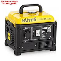 Инверторный генератор Huter DN1500i, 1.1/1.3 кВт, 4.2 л, 220 В, ручной старт