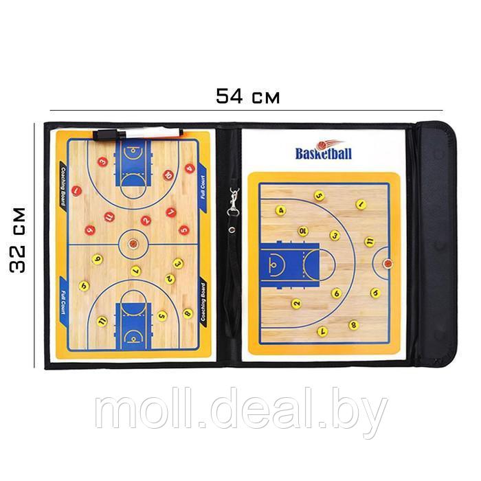 Тактическая магнитная доска для баскетбола, 54 х 32 см - фото 2 - id-p201892506
