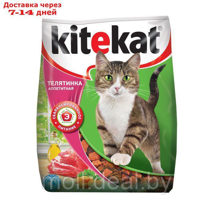 Сухой корм KiteKat "Аппетитная телятинка" для кошек, 1,9 кг - фото 1 - id-p202077307