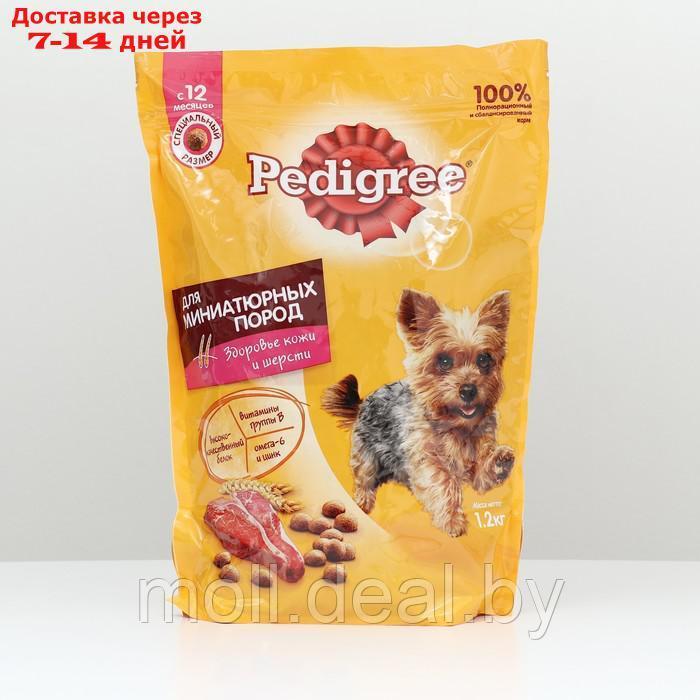 Сухой корм Pedigree для собак мини пород, говядина, 1,2 кг - фото 2 - id-p202077308