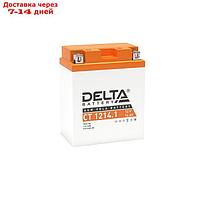 Аккумуляторная батарея Delta СТ1214.1 (YB14-BS, YTX14AH, YTX14AH-BS)12V, 14 Ач прямая(+ -)