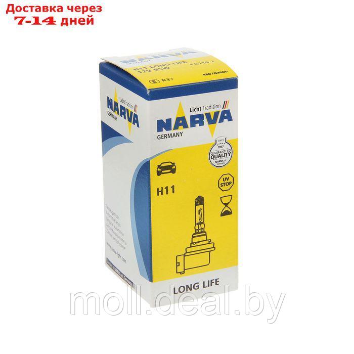 Лампа автомобильная Narva Long Life, H11, 12 В, 55 Вт, (PGJ19-2) - фото 3 - id-p202075713