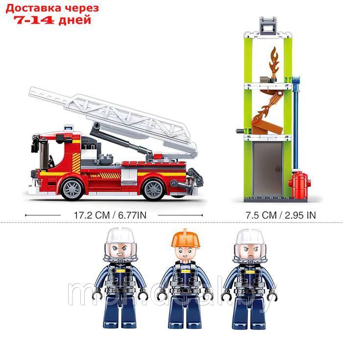 Конструктор Пожарный "Машина с лестницей", 343 детали - фото 2 - id-p202077468