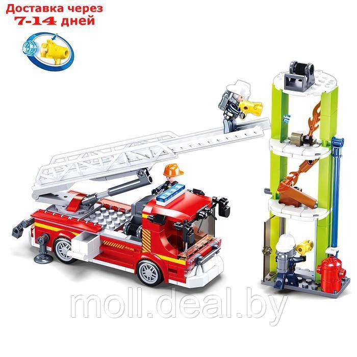 Конструктор Пожарный "Машина с лестницей", 343 детали - фото 3 - id-p202077468