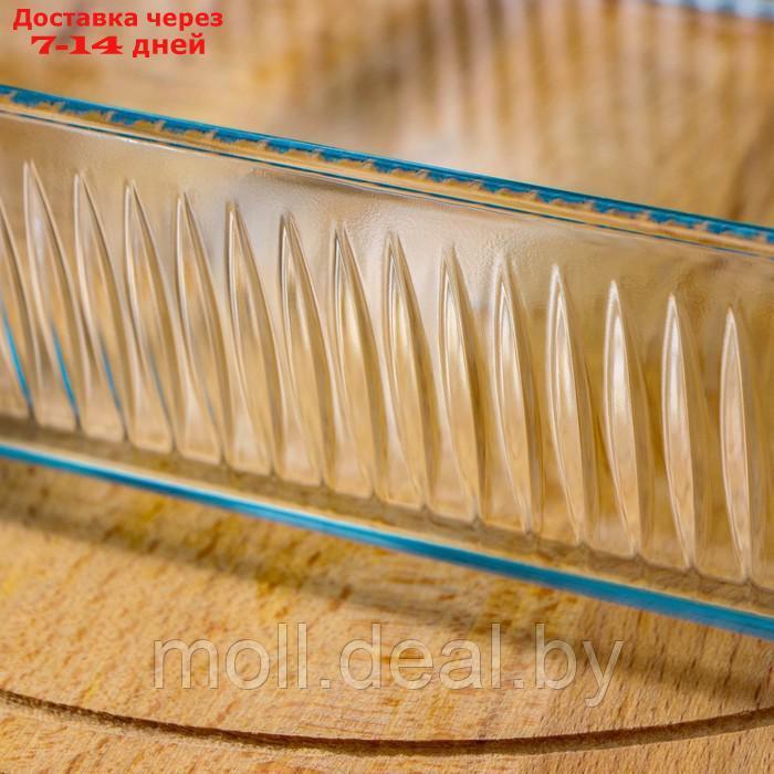 Форма прямоугольная для запекания и выпечки из жаропрочного стекла, 3 л, 30,6×20,9 см - фото 4 - id-p202076100