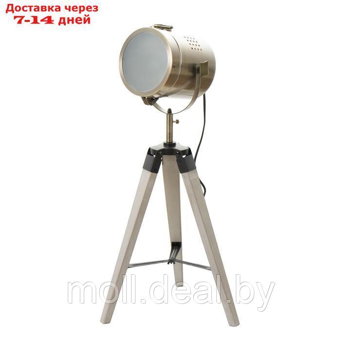 Настольная лампа "Алес" E27 40Вт бронза 24х31 см - фото 1 - id-p202077702