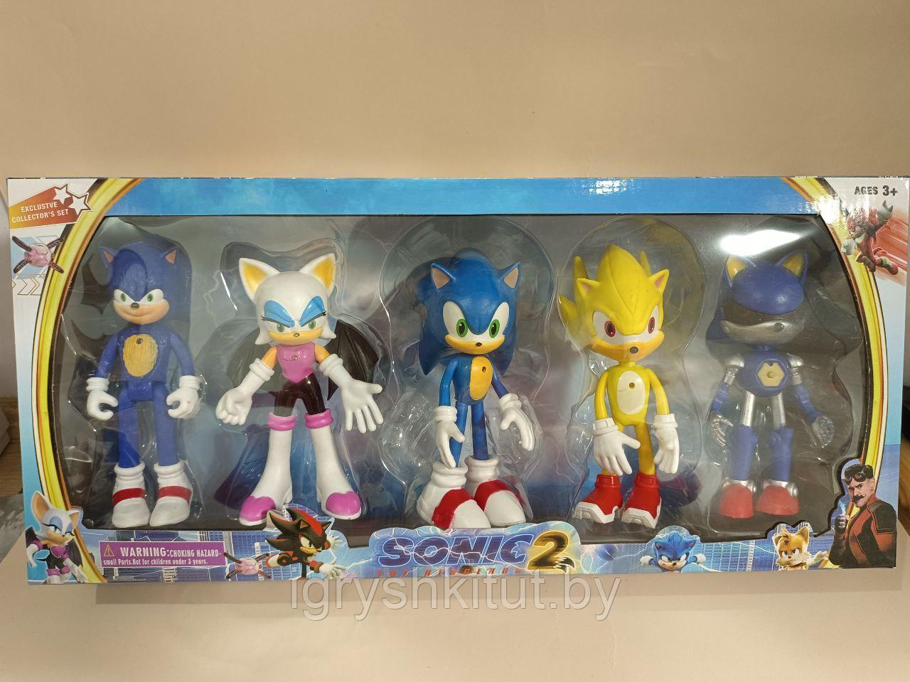 Набор фигурок героев Соник (Sonic), 5 героев, арт.3059 - фото 1 - id-p202117063