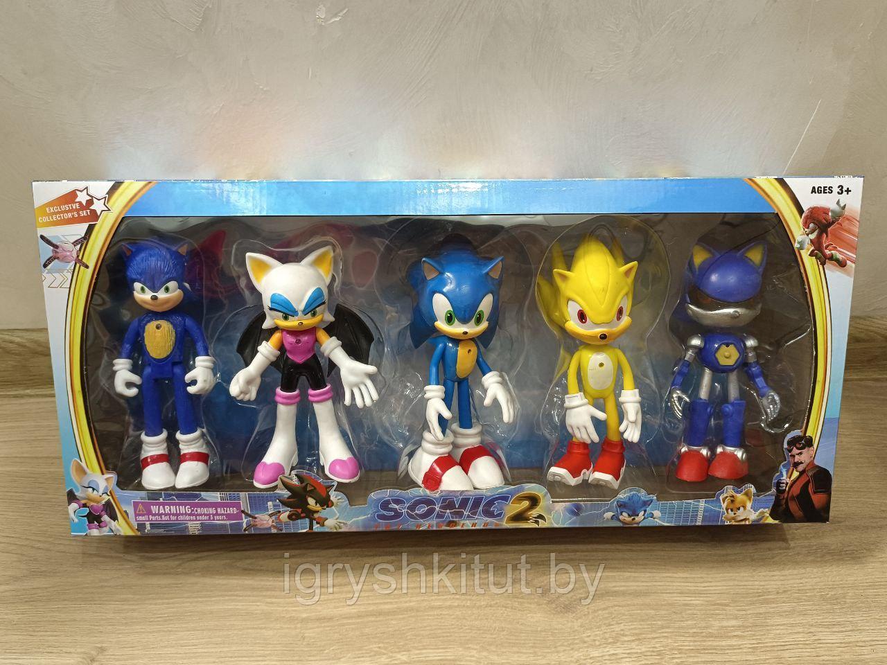 Набор фигурок героев Соник (Sonic), 5 героев, арт.3059 - фото 2 - id-p202117063