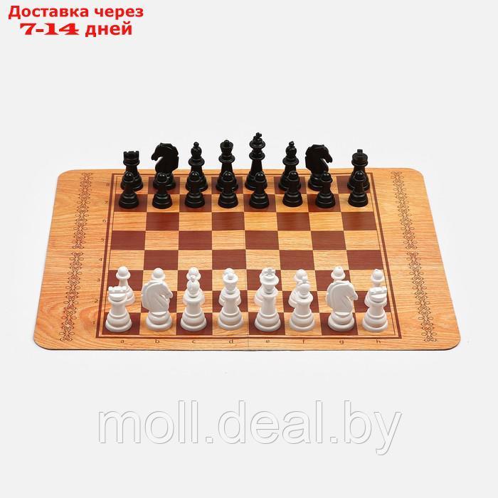 Настольная игра 3 в 1: шахматы, шашки классические, шашки стоклеточные - фото 2 - id-p202076636