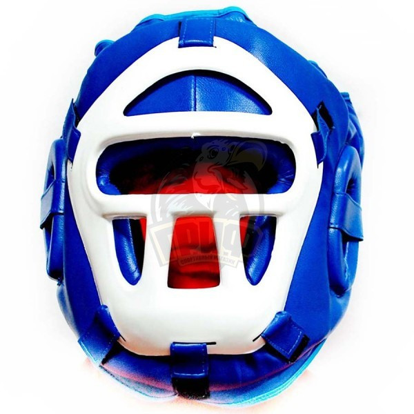 Шлем для единоборств с защитной маской ZEZ Sport ПУ (арт. H-MASK) - фото 1 - id-p202120346