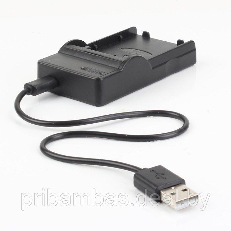 Зарядное устройство (c USB кабелем) замена Panasonic DE-A83 для аккумуляторов Panasonic DMW-BMB9, DM - фото 1 - id-p3488070