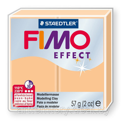 Паста для лепки FIMO Effect пастельные тона, 57гр (8020-405 персик) - фото 1 - id-p202161706