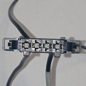 Фишка 4-pin динамика НЧ, выключателя фонаря заднего хода, фото 2