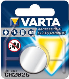 Батарейка CR2025 VARTA LITHIUM 3V 06025101401