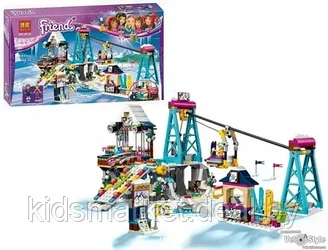 Конструктор Bela Friends 10732"Горнолыжный курорт: подъемник" 591 деталь, аналог Lego Friends 41324