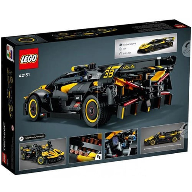 Конструктор LEGO Technic 42151 Bugatti Bolide - фото 2 - id-p202016493