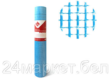Стеклосетка штукатурная 5х5, 1мх50м, 1500Н, синяя, PRORAB (разрывная нагрузка 1500Н/м2) (LIHTAR) 4814273000041