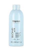 Kapous Кремообразная окислительная эмульсия с экстрактом жемчуга Blond Bar, 200 мл, 3%