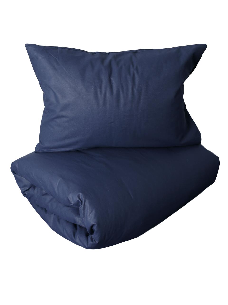 Комплект постельного двуспальный евро Emily 50, темно-синий - фото 1 - id-p201302560
