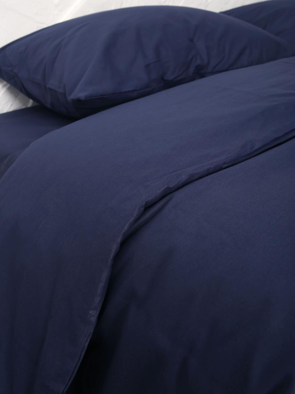 Комплект постельного двуспальный евро Emily 50, темно-синий - фото 3 - id-p201302560