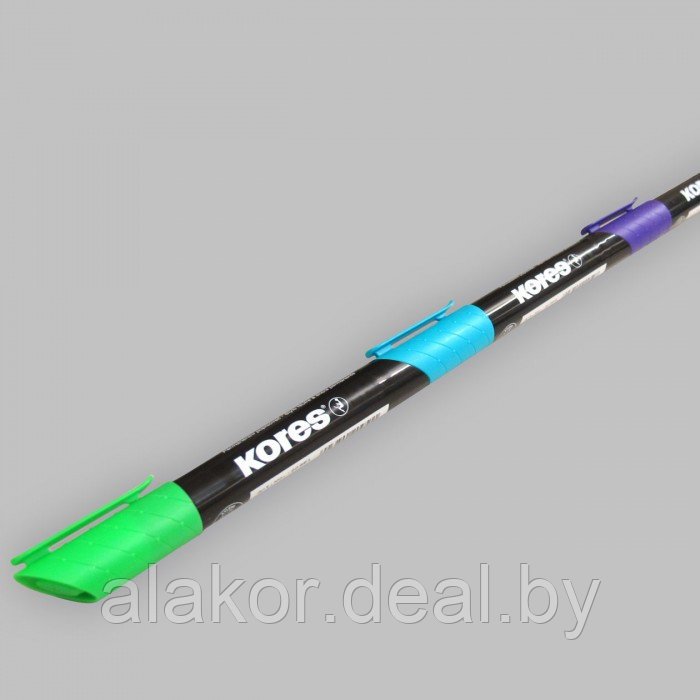 Маркер перманентный Kores K-Marker XP1, черный, 3мм - фото 5 - id-p202191080