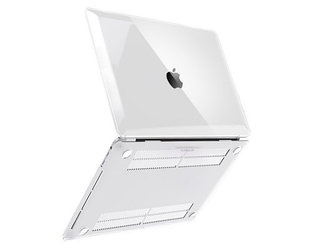Пластиковый чехол-накладка HardShell Case для MacBook Air 13” A1369 / A1466 матовый полупрозрачный