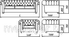Набор мягкой мебели Манчестер угловой с механизмом ZMF - фото 3 - id-p202201006