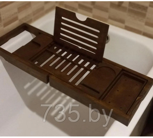 Оригинальный столик для ванной Коричневый - фото 2 - id-p202201503
