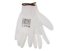 Перчатки нейлон, полиуретановое покрытие, белые Модель:TR -540