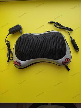 Массажная роликовая подушка CHM-8028 Massage pillow с ИК подогревом 16 роликов+ подарок