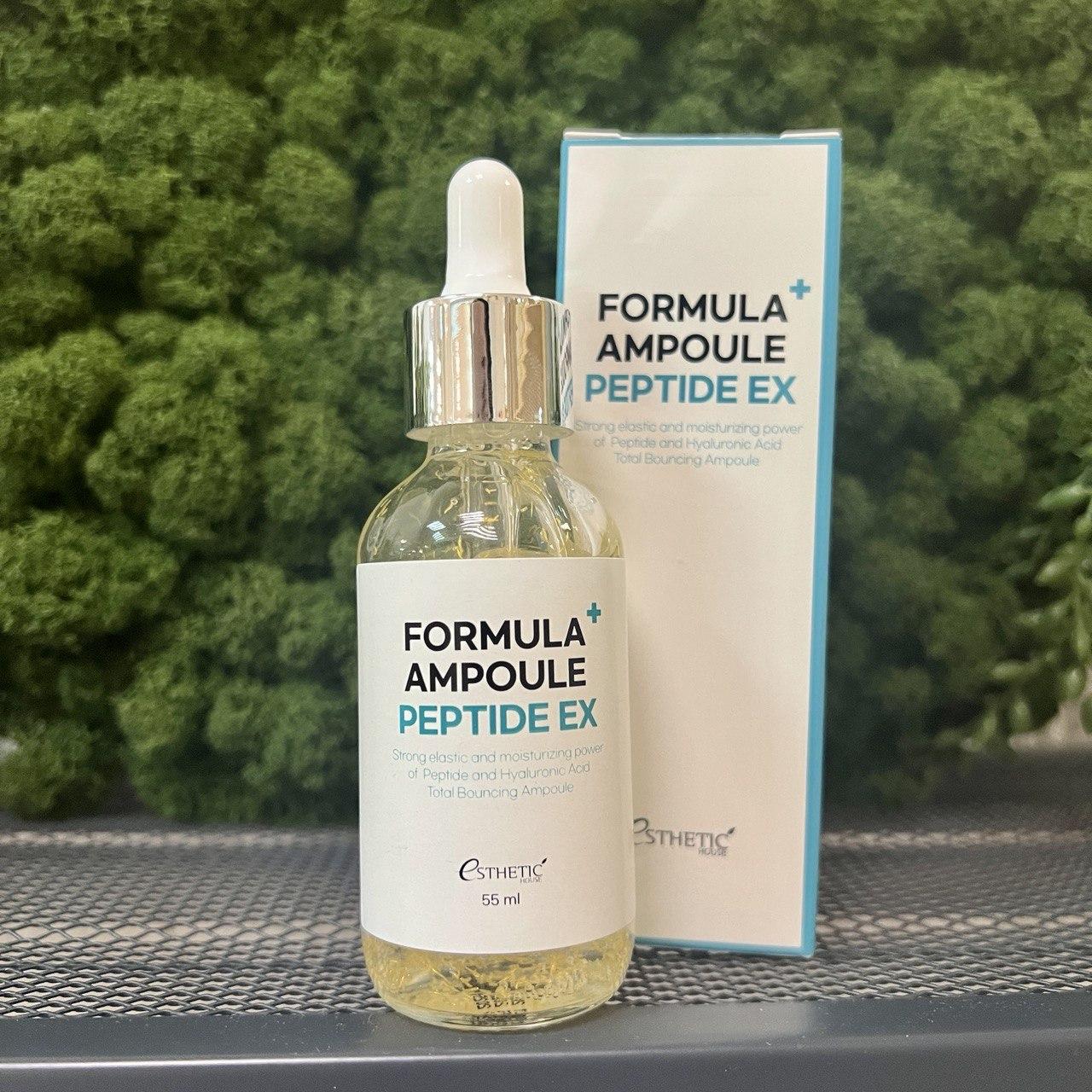 Сыворотка для лица с пептидами Esthetic House Formula Ampoule Peptide EX, 55мл